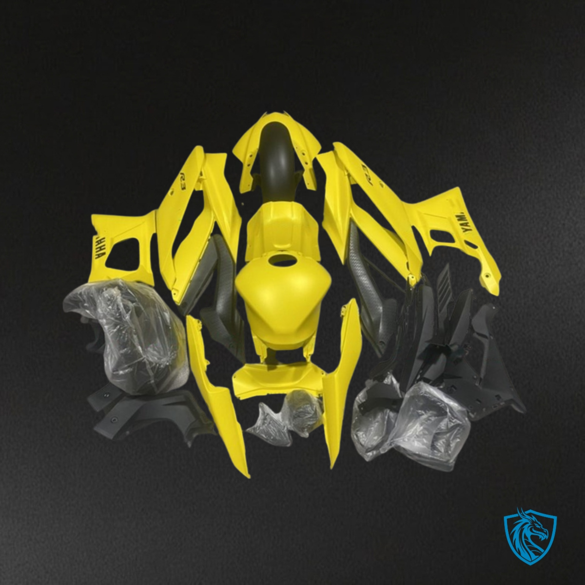 Yamaha YZF R3R25 (2019-2020) Matte yellow - Replacement Motorcycle Fairings Kit