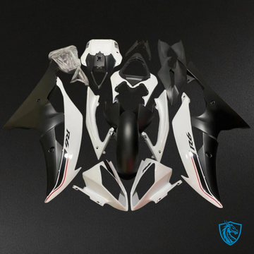 Yamaha YZF R6 (2008-2016) White & Black - MERGEment Motorcycle Fairings Kit