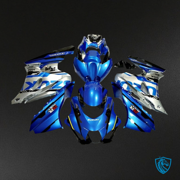 Suzuki GSXR1000 (2017-2020) Blue & White Fairing Kit | ABS Bodywork