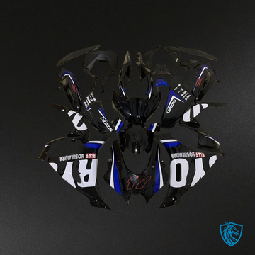 Suzuki GSXR1000 (2017-2020) Black, Blue & White Fairing Kit | ABS Bodywork