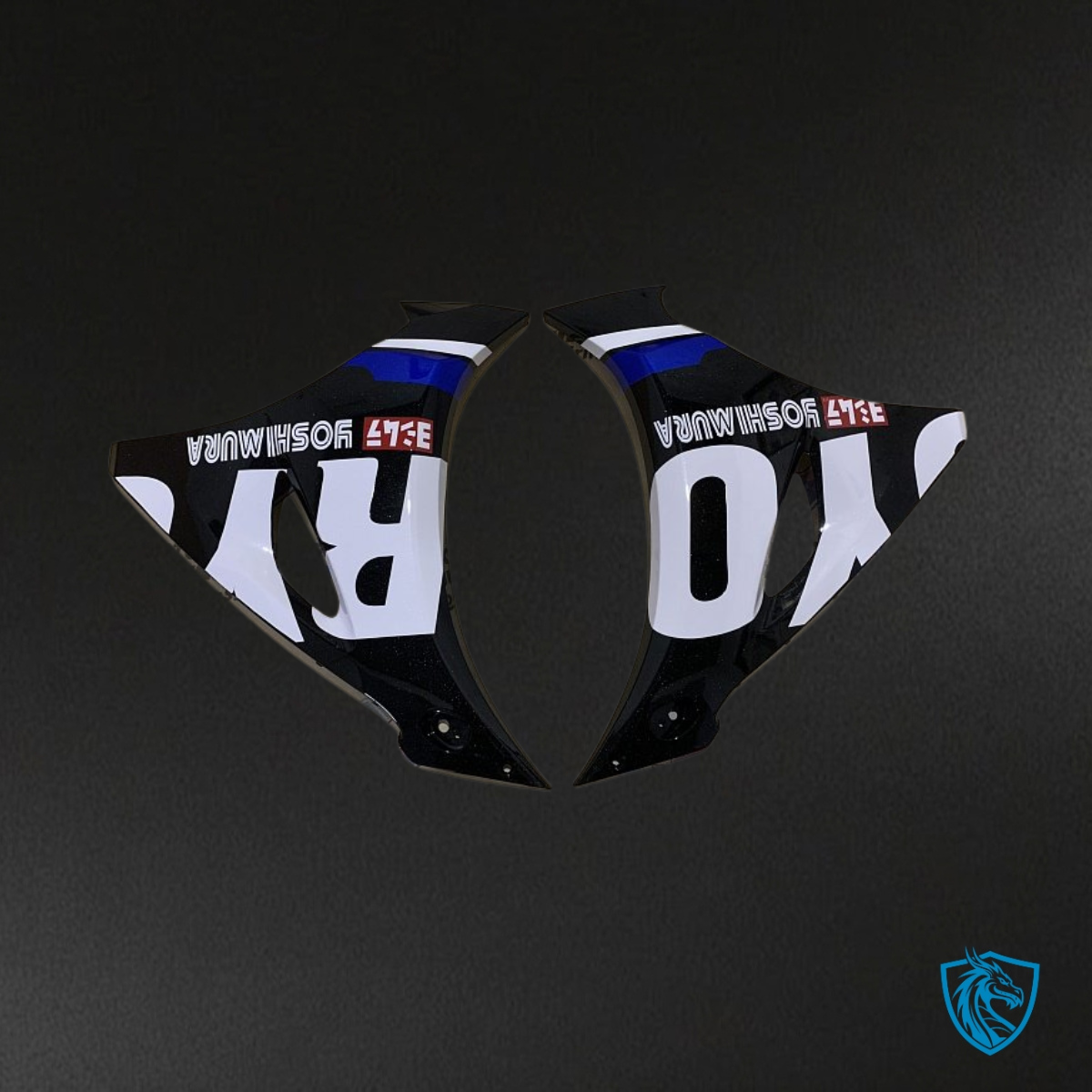 Suzuki GSXR1000 (2017-2020) Black, Blue & White Fairing Kit | ABS Bodywork