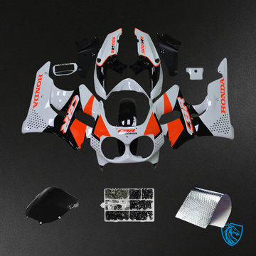 Honda CBR900RR 893 (1992-1993) White & Orange - Fairing Kit