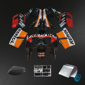 Honda CBR400RR NC29 (1990-1999) Red & Orange Repjol - Fairing Kit