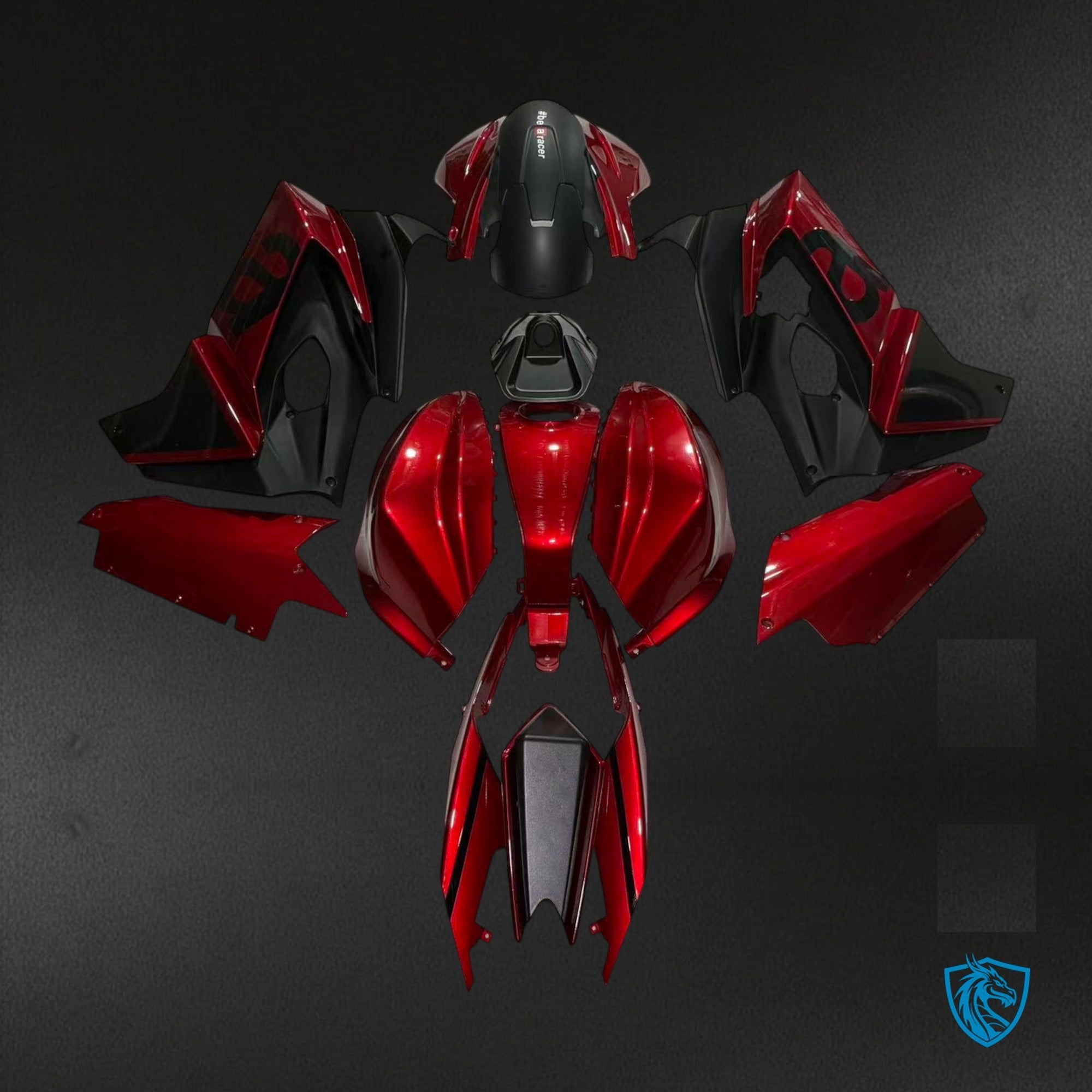 Aprilia RS660 (2020-2024) Gloss Red & Black Fairing Kit - Aftermarket ABS Bodywork