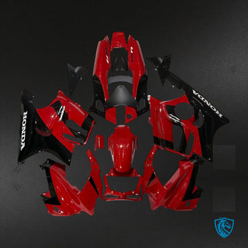 Honda CBR600 F3 (1997-1998) Gloss Red & Black Style 2 Fairing Kit - Aftermarket ABS Bodywork