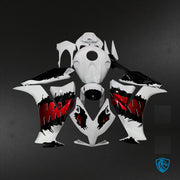 Gloss White Black & Red