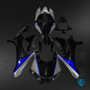 Gloss Black Blue & Silver