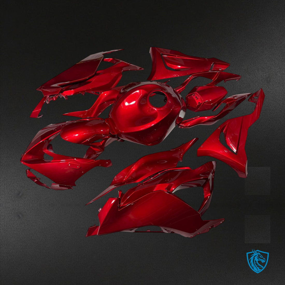 Kawasaki ZX-6R (2024-2025) Gloss Red Fairing Kit - Aftermarket ABS Bodywork