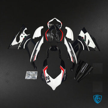 Ducati Panigale V2 (2020-2023) White Black & Red Gloss Fairing Kit - Aftermarket ABS Bodywork