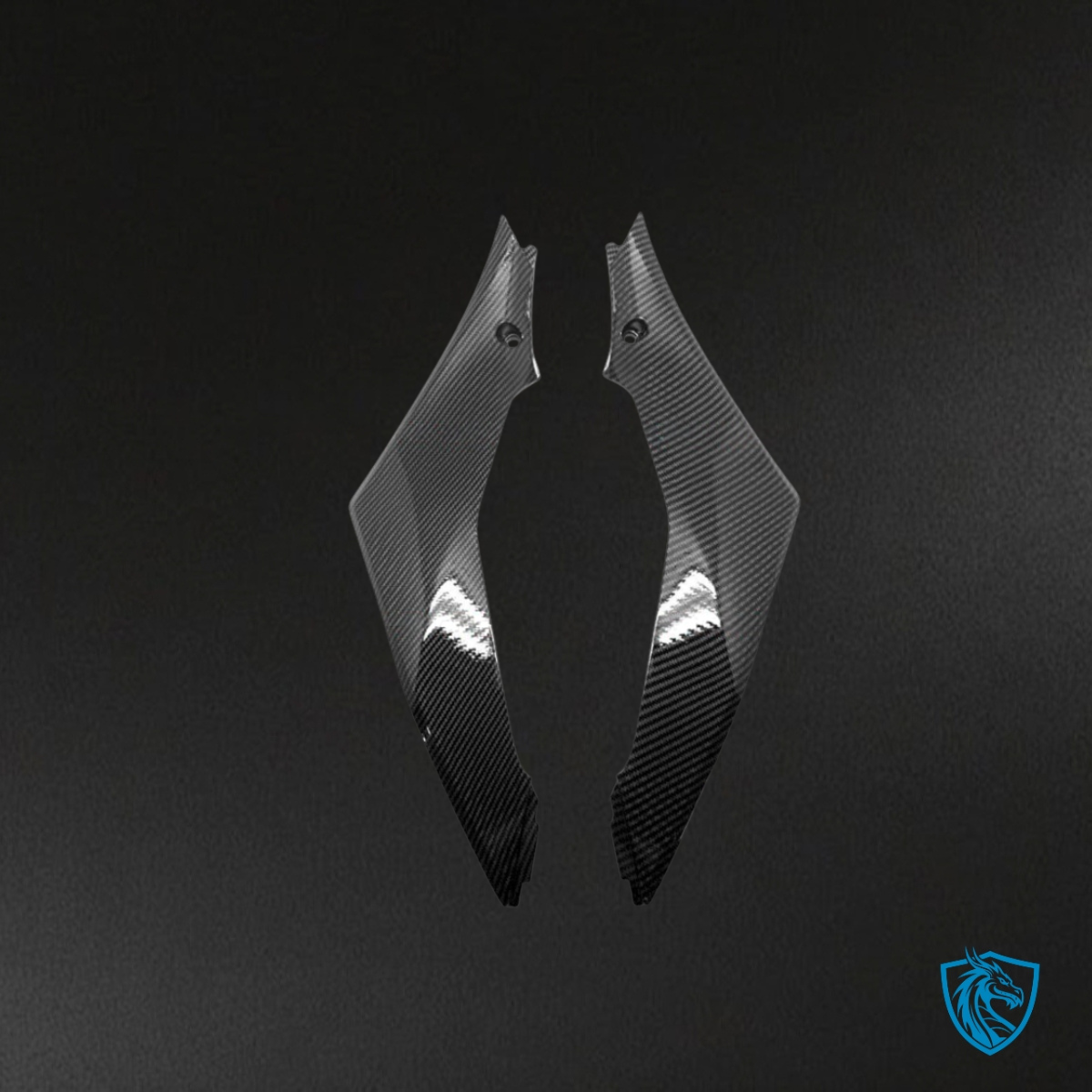 Suzuki GSXR1000 (2007-2008) Black & Gray Carbon Fiber - MERGEment Motorcycle Fairings Kit