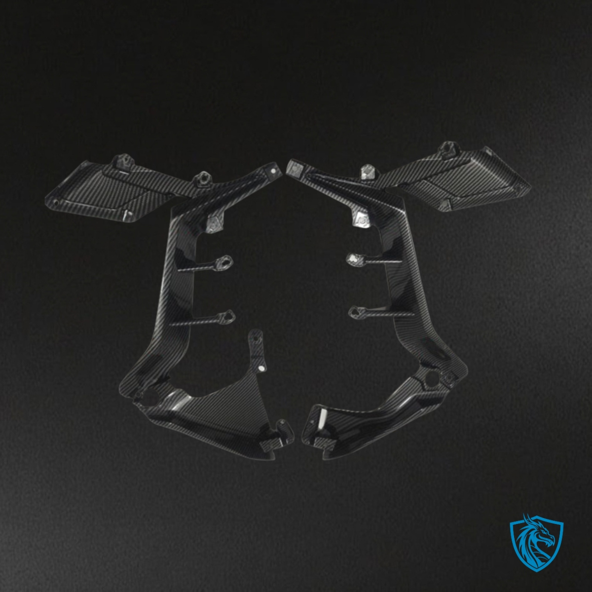 Honda CBR650R (2019-2020) Black carbon fabric Fairings Kit - Aftermarket ABS Bodywork