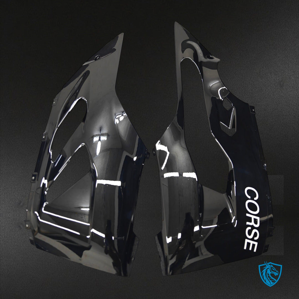 Ducati Panigale V2 (2020-2024) Black White & Red Gloss Fairing Kit - Aftermarket ABS Bodywork