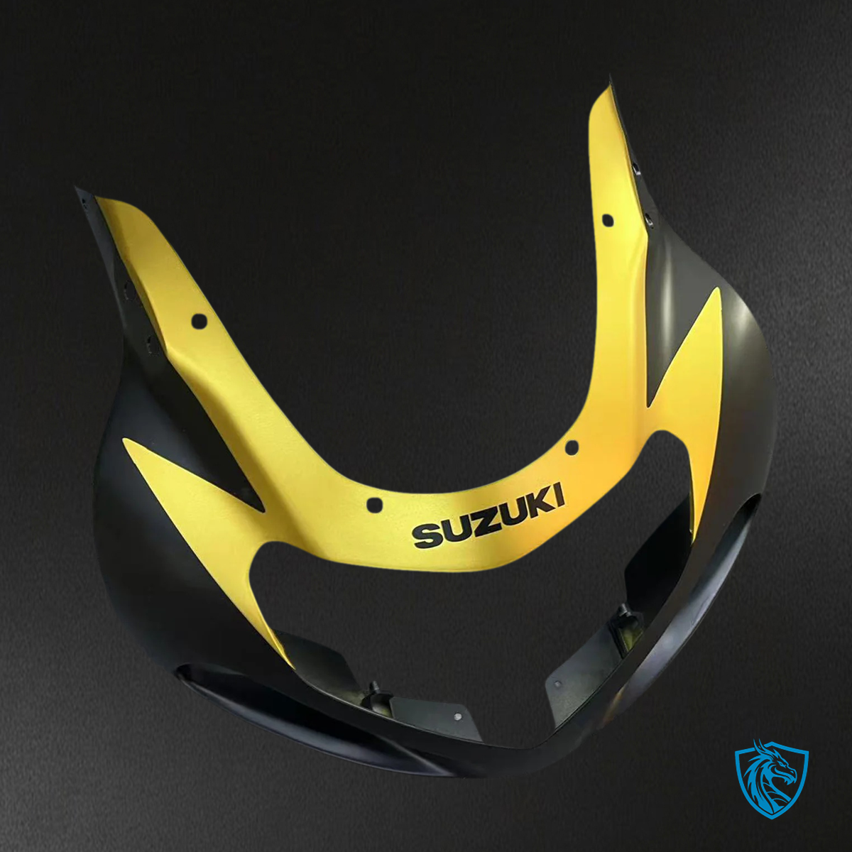 Suzuki GSXR600 (2001-2003) & GSXR750 (2000-2003) Matte Black & Gold - Fairing Kit
