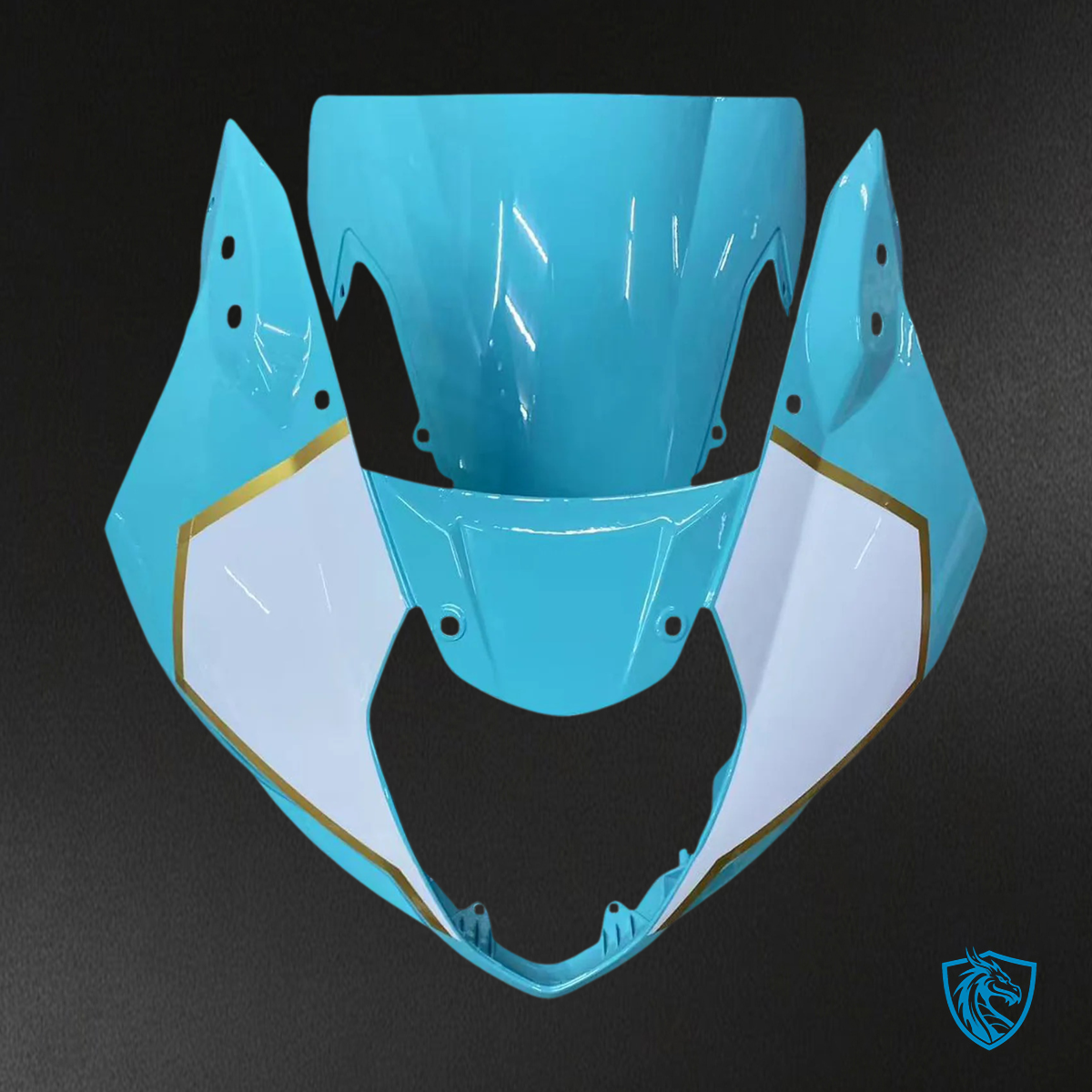Suzuki GSXR1000 (2003-2004) Blue with White - Fairing Kit