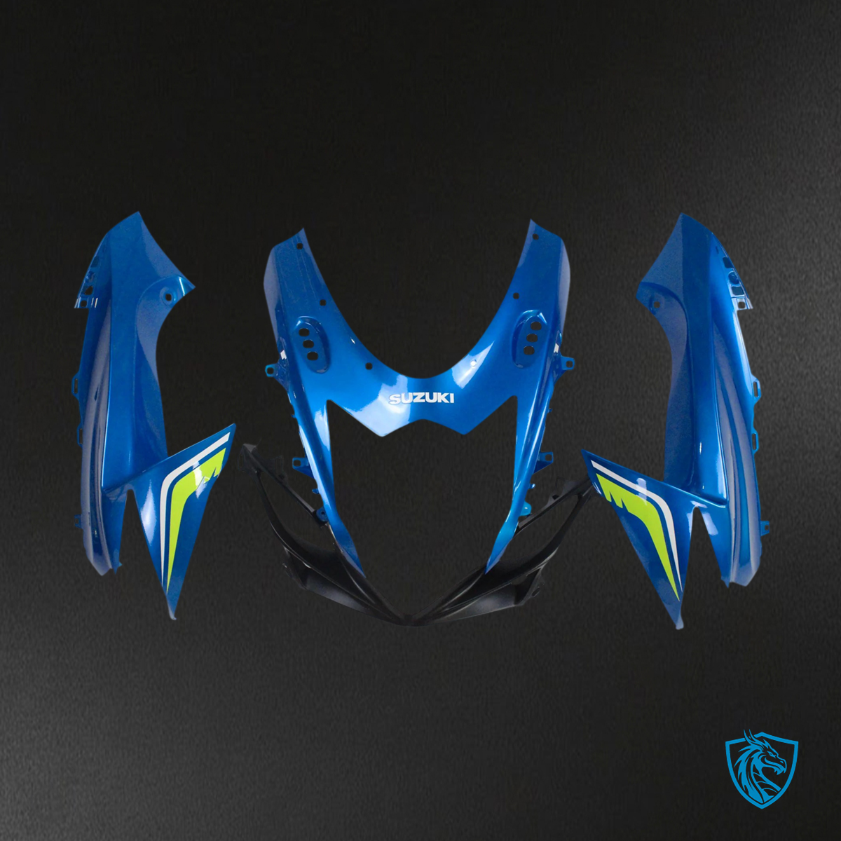 Suzuki GSXR600-750 (2011-2025) Blue With Black - Fairing Kit