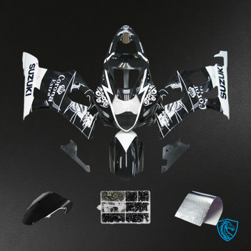 Suzuki GSXR1000 (2003-2004) K3 Black & White Injection - MERGEment Motorcycle Fairings Kit