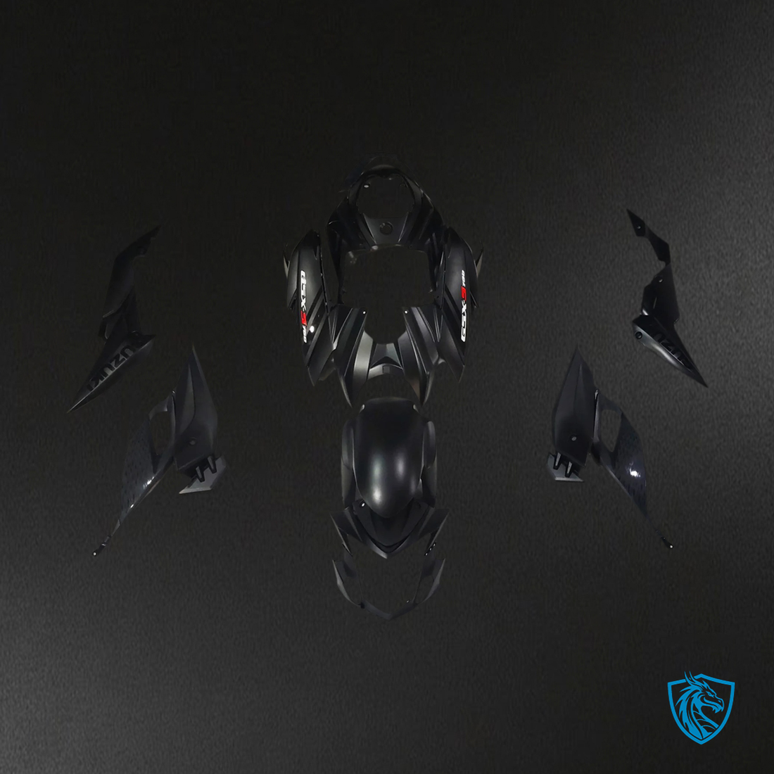 Suzuki GSX-S 750 (2017-2022) Matte Black - Fairing Kit