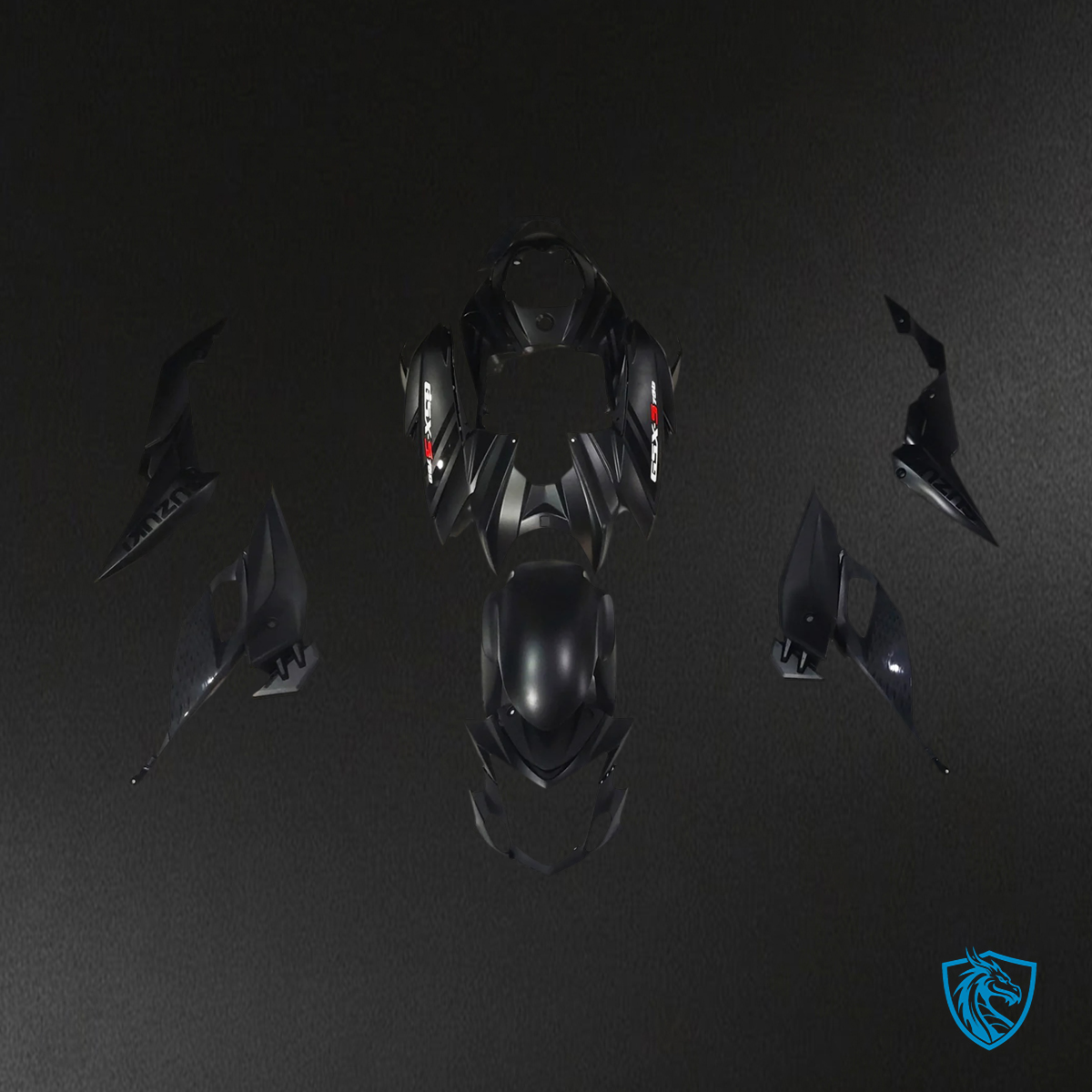 Suzuki GSX-S 750 (2017-2022) Matte Black - Fairing Kit