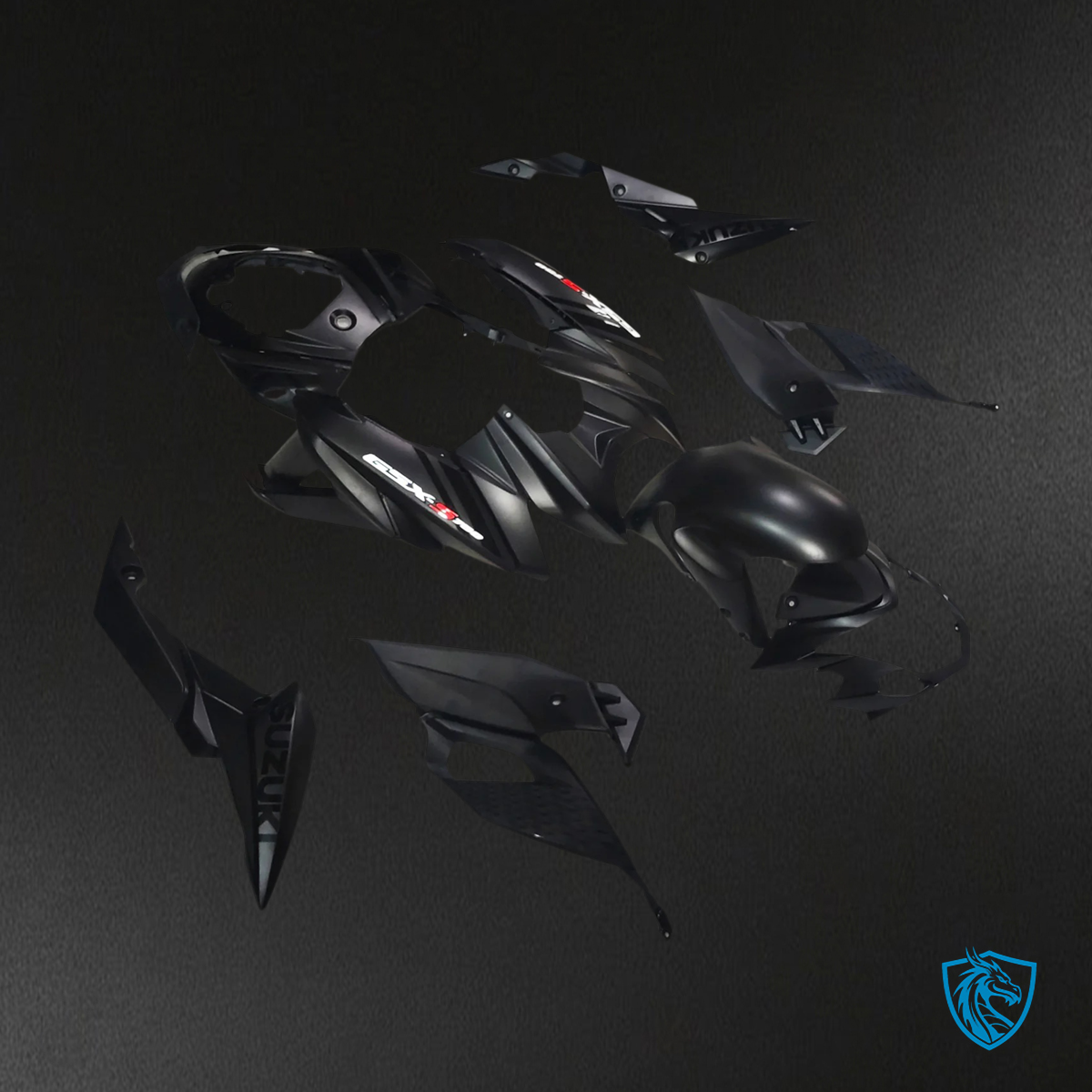 Suzuki GSX-S 750 (2017-2022) Matte Black - Fairing Kit