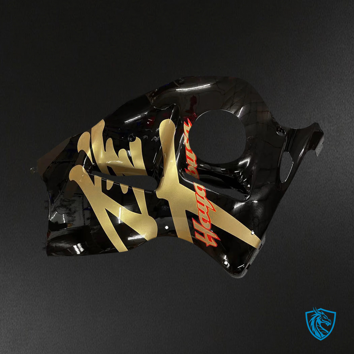 Suzuki GSX1300R (1999-2007) Hayabusa Black and Gold - Fairing Kit