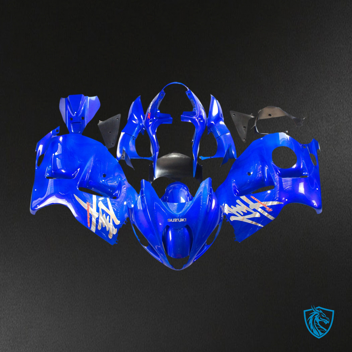 Suzuki GSX1300R (1999-2007) Hayabusa Blue & Letter - Fairing Kit