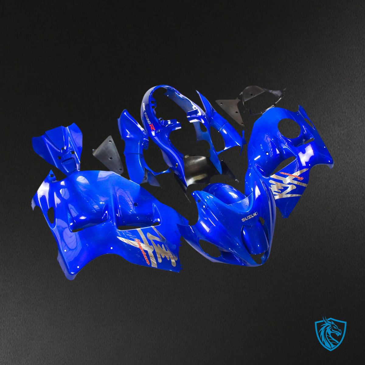 Suzuki GSX1300R (1999-2007) Hayabusa Blue & Letter - Fairing Kit