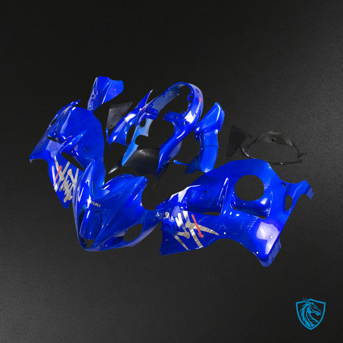 Suzuki GSX1300R (1999-2007) Hayabusa Blue & Letter - Fairing Kit