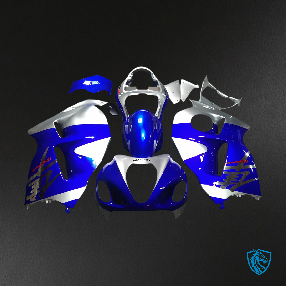 Suzuki GSX1300R (1999-2007) Hayabusa Blue & Sliver - Fairing Kit