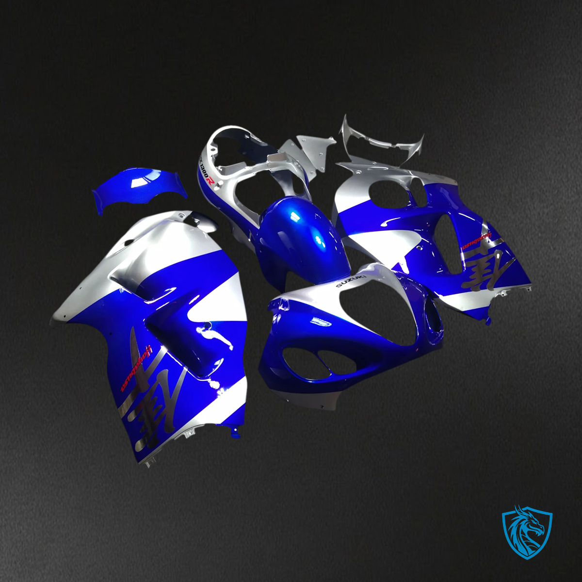 Suzuki GSX1300R (1999-2007) Hayabusa Blue & Sliver - Fairing Kit