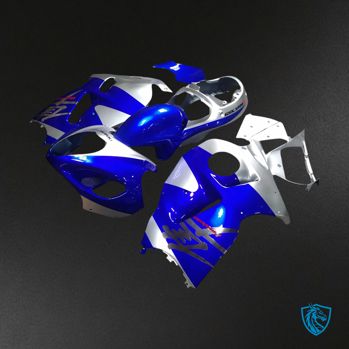 Suzuki GSX1300R (1999-2007) Hayabusa Blue & Sliver - Fairing Kit