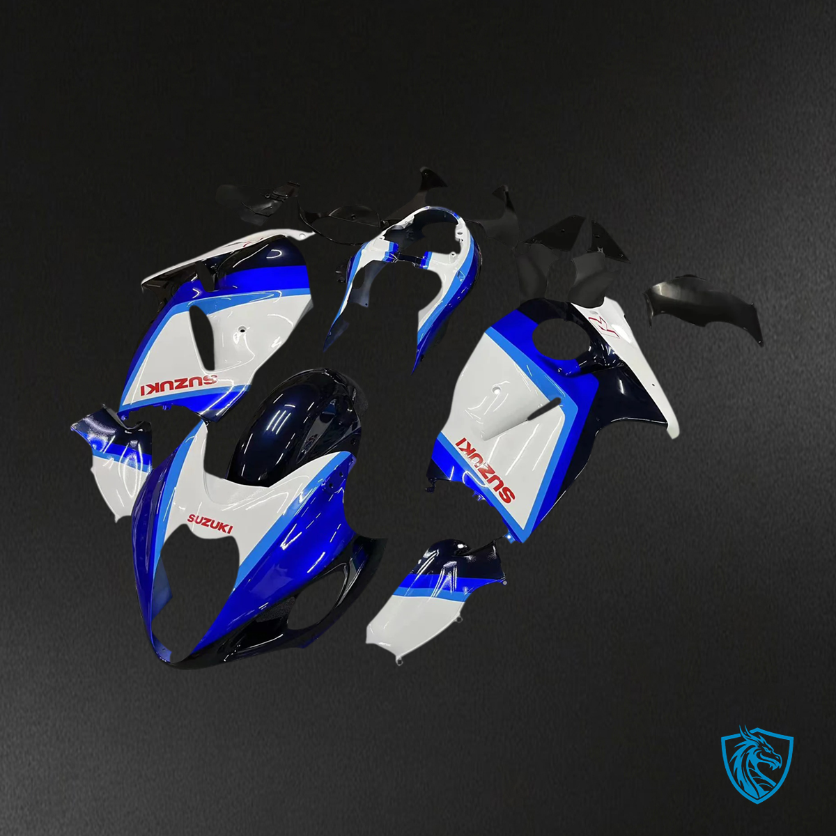 Suzuki GSX1300R (1999-2007) Hayabusa Blue & White - Fairing Kit