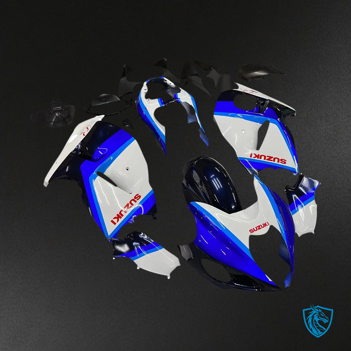 Suzuki GSX1300R (1999-2007) Hayabusa Blue & White - Fairing Kit