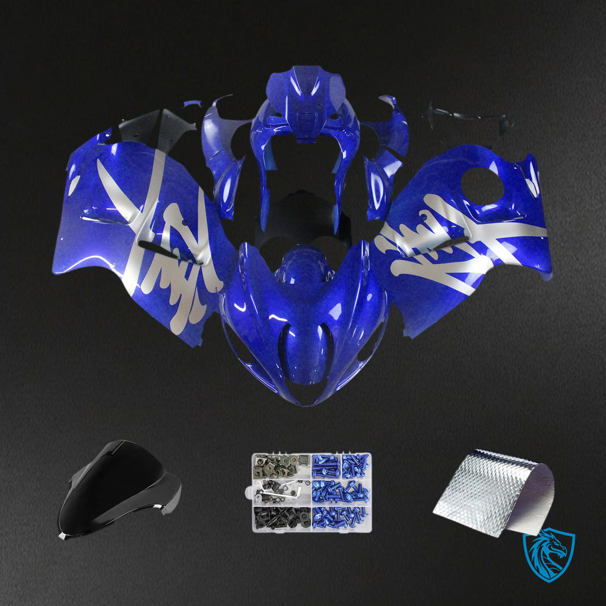 Suzuki GSX1300R (1999-2007) Hayabusa Gloss Blue - Fairing Kit