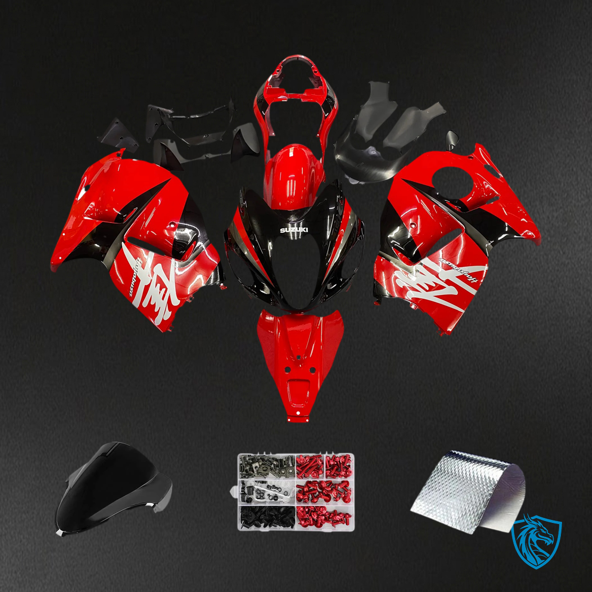 Suzuki GSX1300R (1999-2007) Hayabusa Red - Fairing Kit