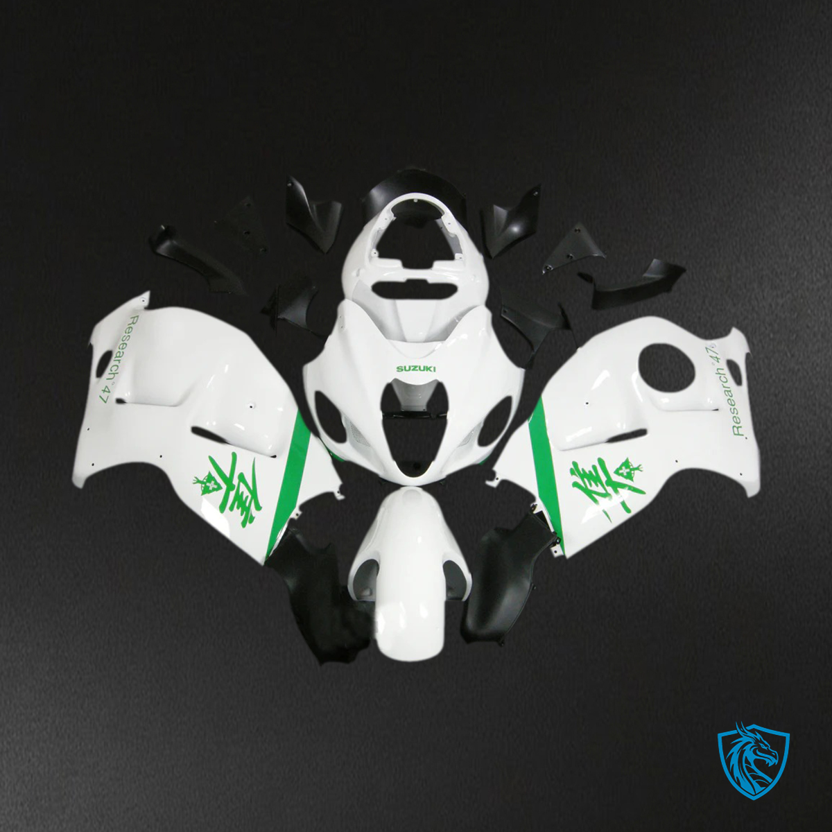 Suzuki GSX1300R (1999-2007) White - Fairing Kit