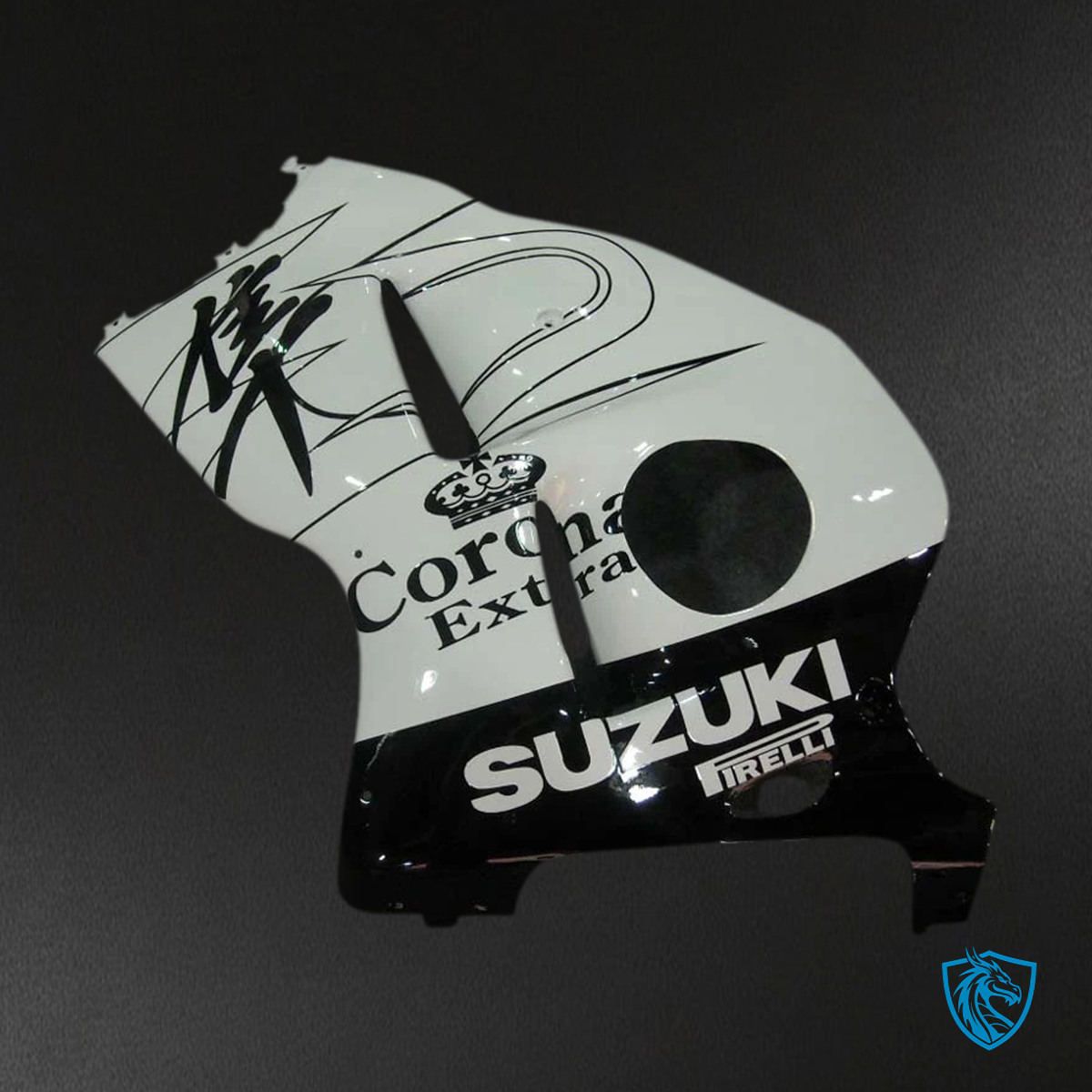 Suzuki GSX1300R (1999-2007) White & Black - Fairing Kit