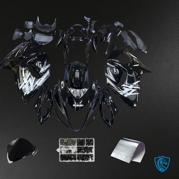 Suzuki GSX1300R (2008-2020) Hayabusa Gloss Black - Fairing Kit
