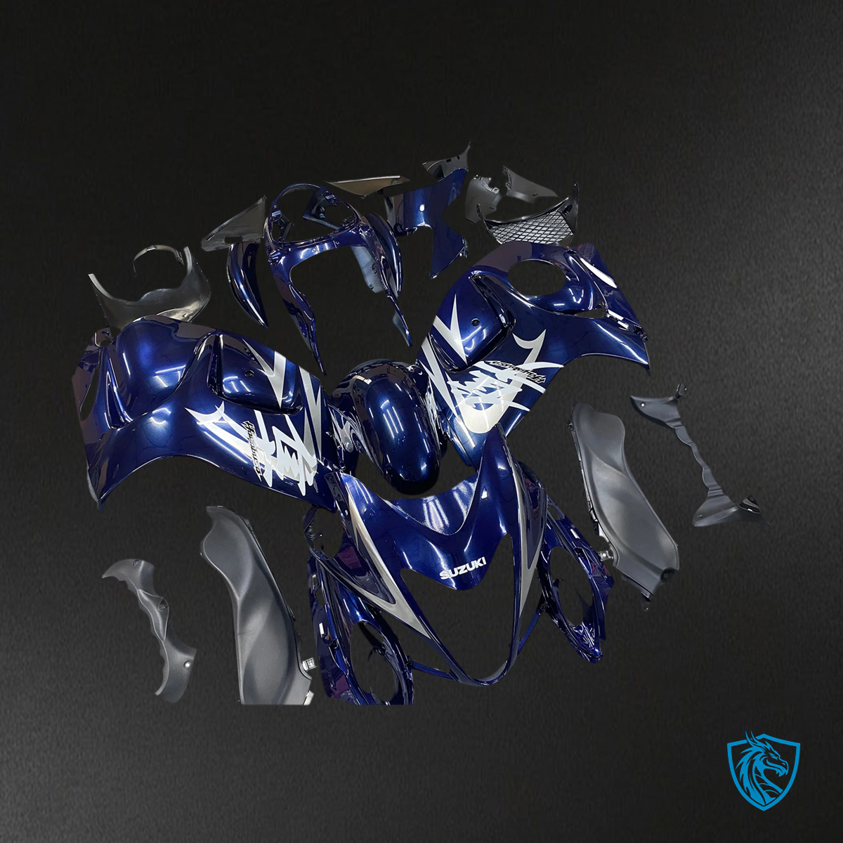 Suzuki GSX1300R (2008-2020) Hayabusa Gloss Dark Blue - Fairing Kit