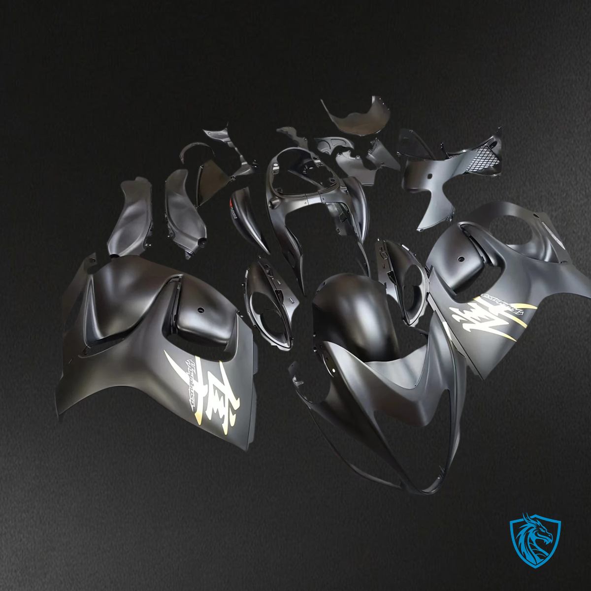 Suzuki GSX1300R (2008-2020) Hayabusa Matte Black - Fairing Kit