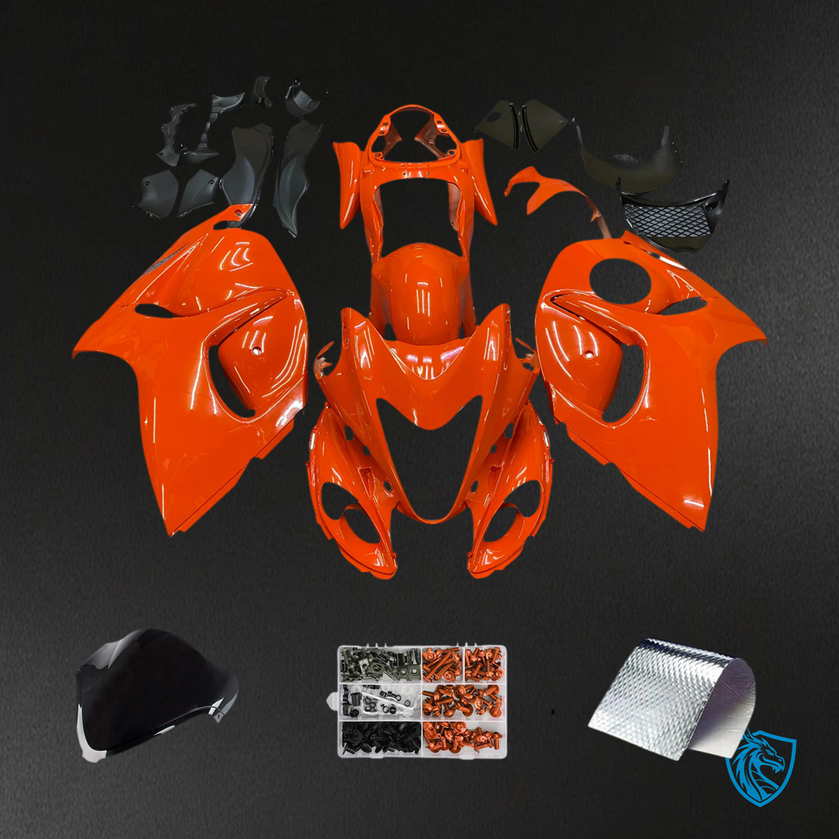 Suzuki GSX1300R (2008-2020) Hayabusa Orange - Fairing Kit