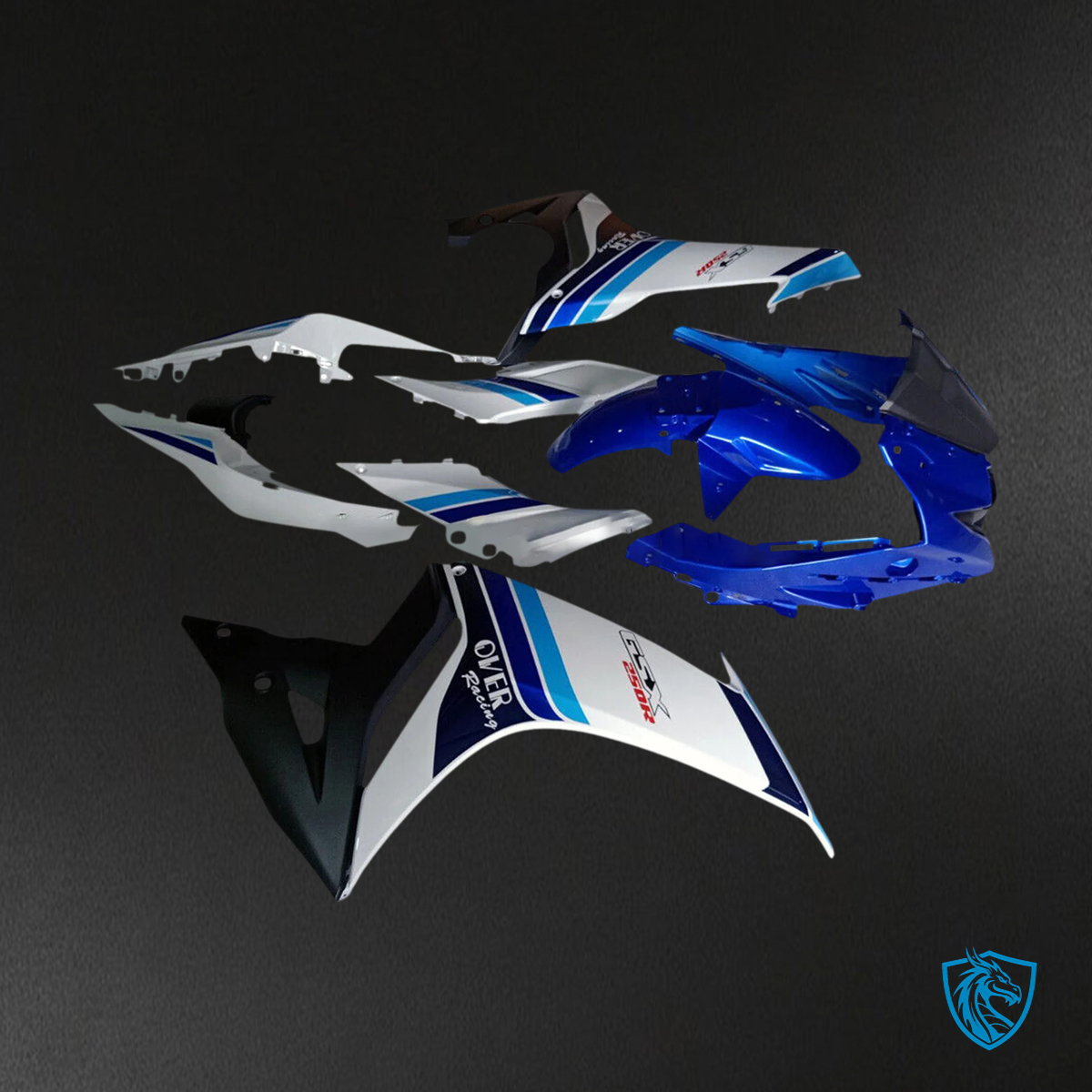Suzuki GSX250R (2017-2020) Blue and White - Fairing Kit