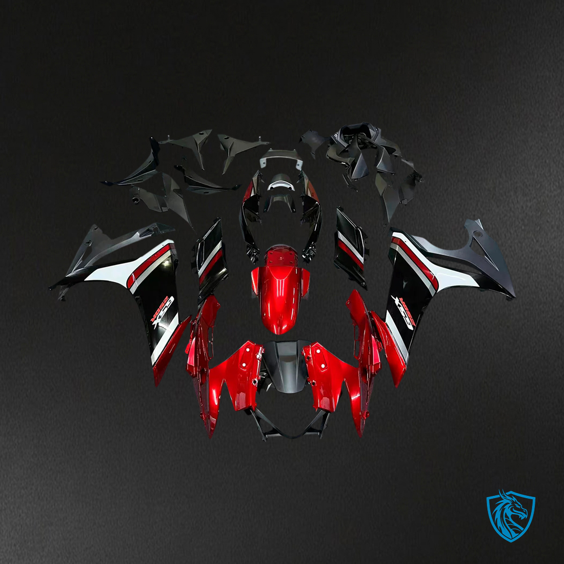 Suzuki GSX250R (2017-2020) Red & Black - Fairing Kit