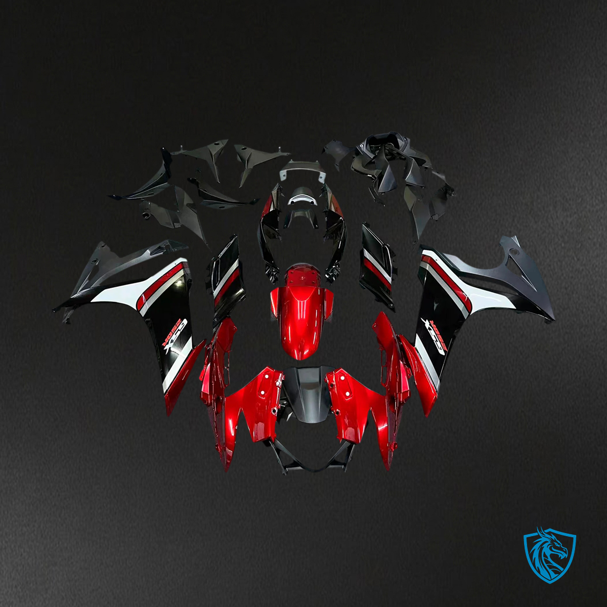 Suzuki GSX250R (2017-2020) Red & Black - Fairing Kit