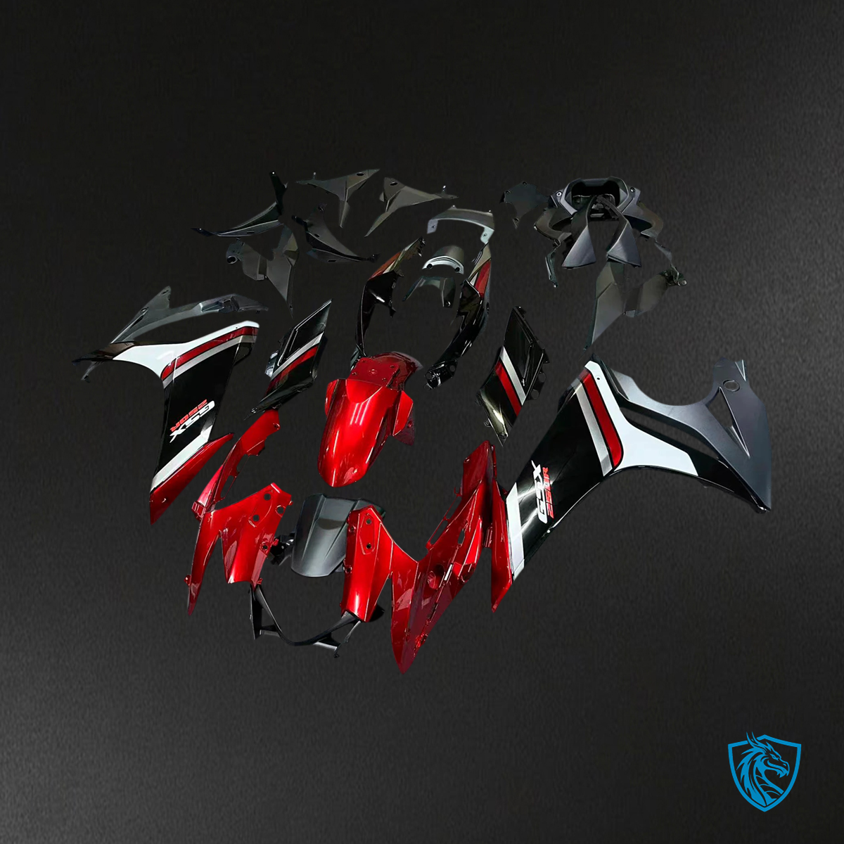 Suzuki GSX250R (2017-2020) Red & Black - Fairing Kit
