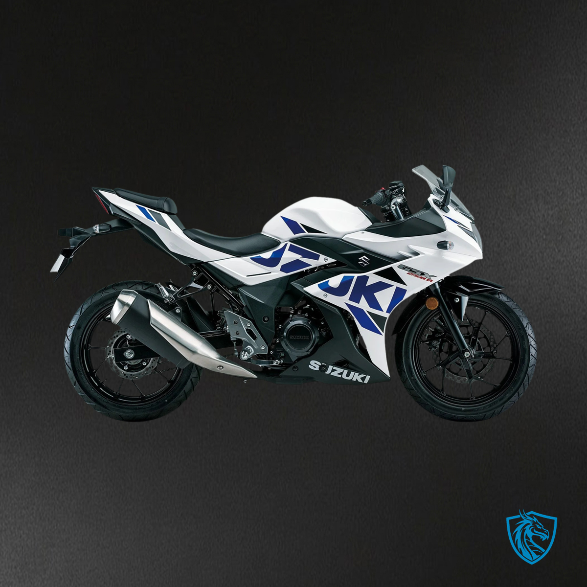 Suzuki GSX250R (2017-2020) White & Blue - Fairing Kit