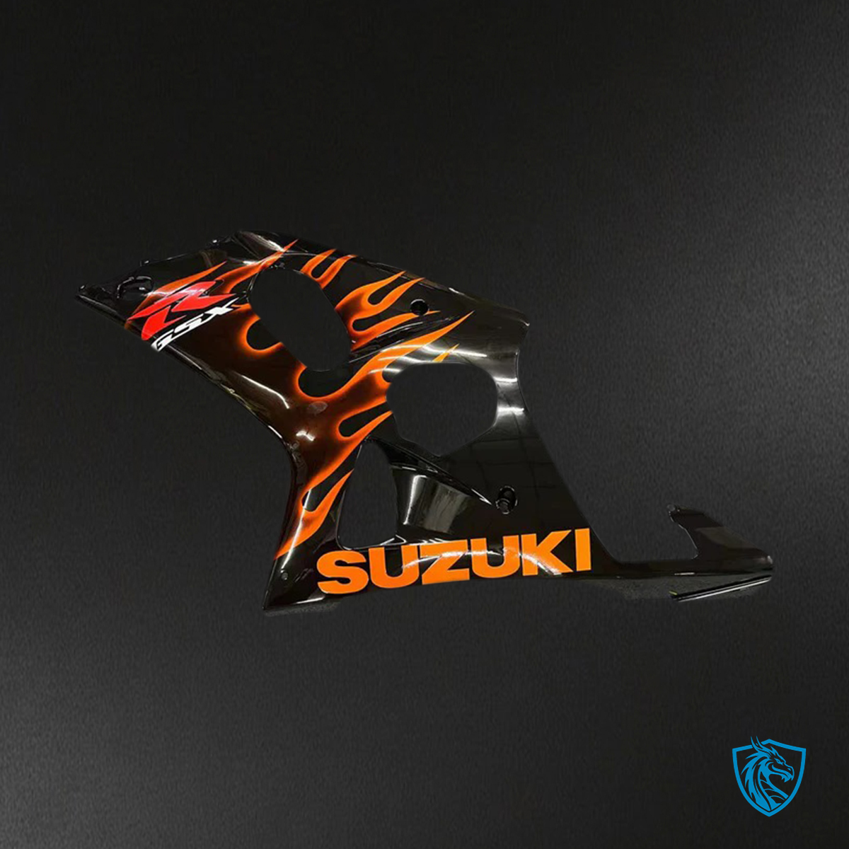 Suzuki GSXR1000 (2000-2002) Black & Orange - Fairing Kit