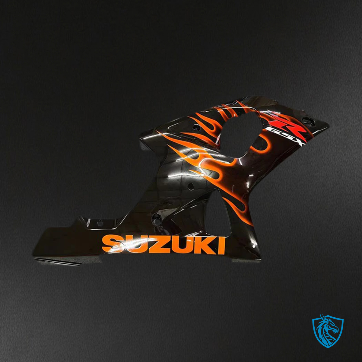 Suzuki GSXR1000 (2000-2002) Black & Orange - Fairing Kit