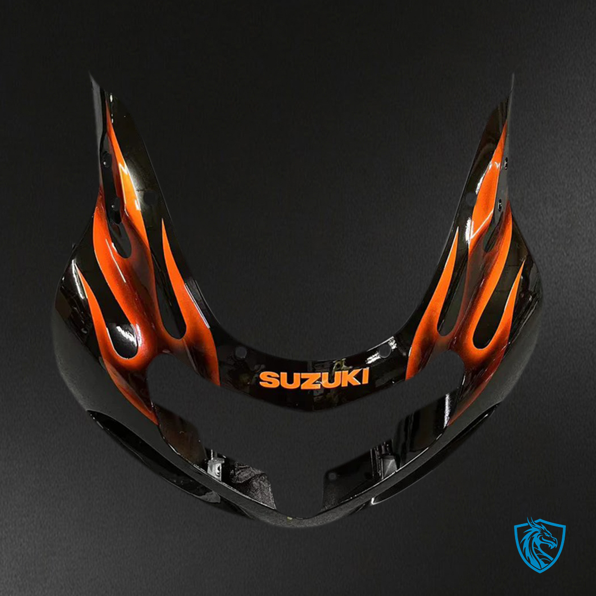 Suzuki GSXR1000 (2000-2002) Black & Orange - Fairing Kit