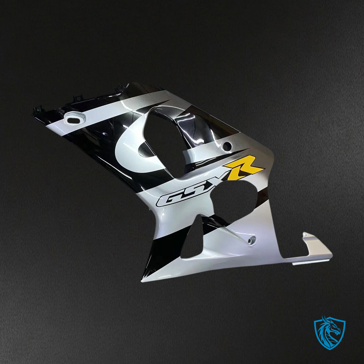 Suzuki GSXR1000 (2000-2002) Black & Silver - Fairing Kit