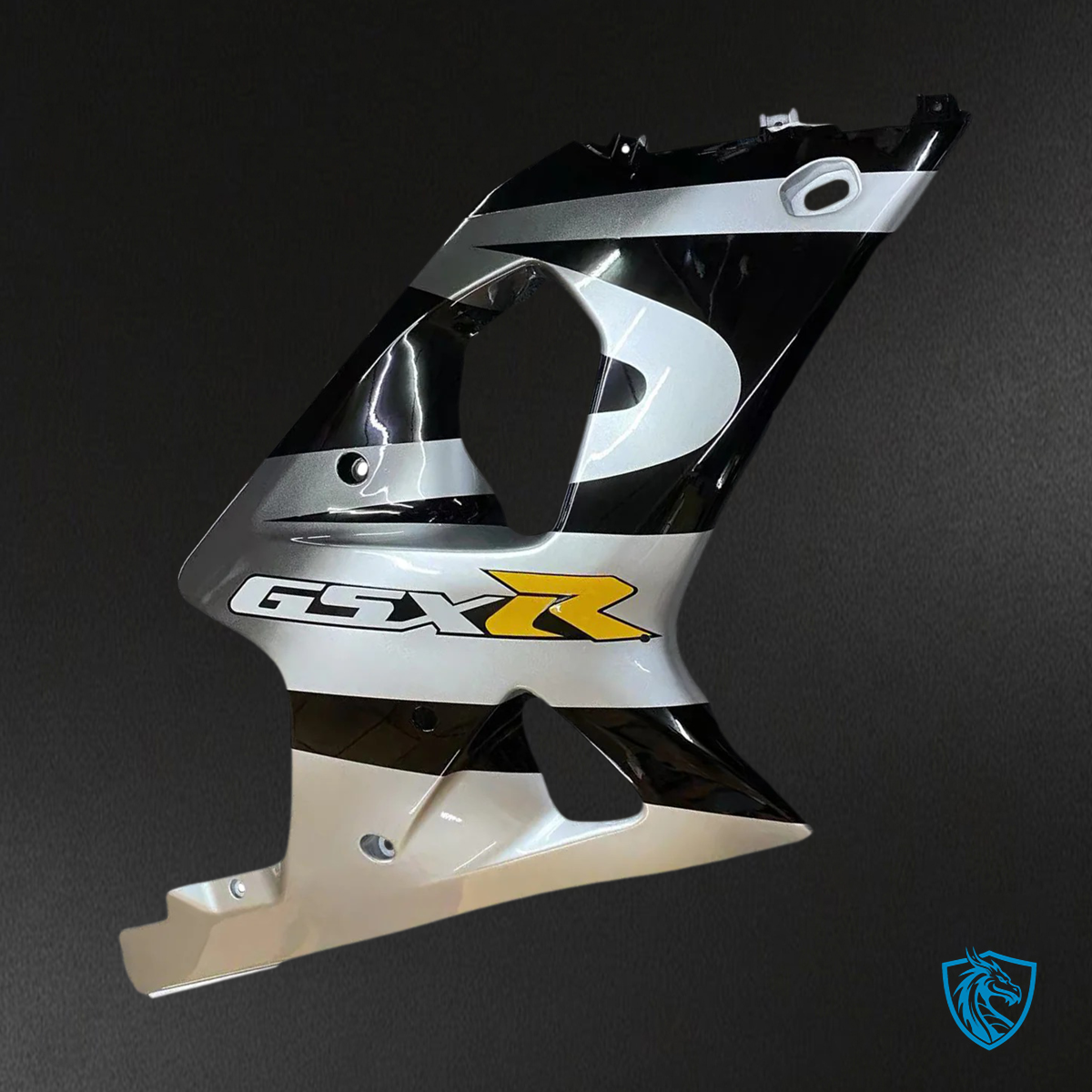 Suzuki GSXR1000 (2000-2002) Black & Silver - Fairing Kit